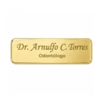 Gafetes en alto y bajo relieve acero y bronce