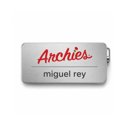 Gafetes en alto y bajo relieve acero y bronce